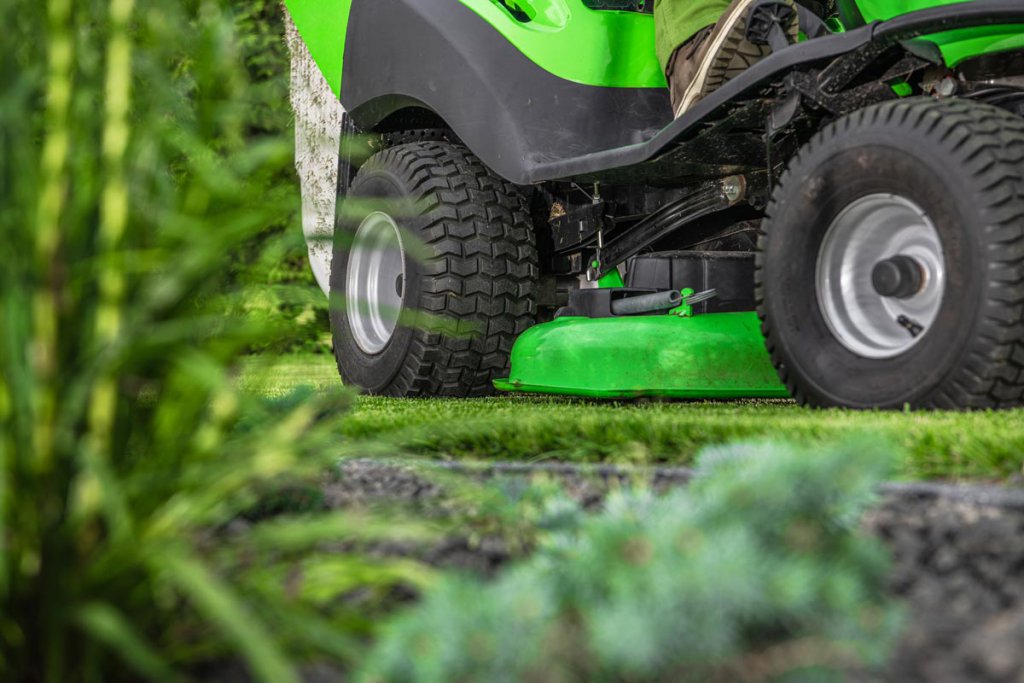 mowing